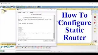 How To Configure Static Routing - Cisco Packet Tracer Tutorial
