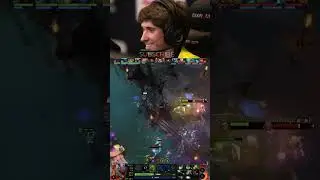 DENDI showing the power of his PUDGE over the opponent's invoker 