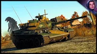 GODZILLA STOMPS || Type 74 (War Thunder Tank Gameplay)