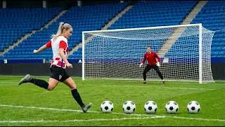 I Tested Ana Maria Markovic's Football Skills