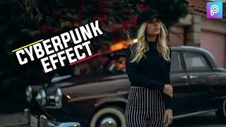 PicsArt Tutorial Edit CYBERPUNK Effect Changing Background