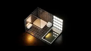 Unreal Engine 5 3D modeling a room (Timelapse)