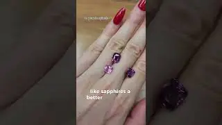 Purple sapphire #customjewelry #jewelrydesign #engagementring #uniqueengagement #gemstone