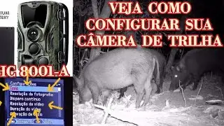 COMO CONFIGURAR CÂMERA DE TRILHA HC 8001 -A/HOW TO SET UP HC 8001 -A/ TRAIL CAMERA 