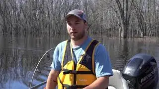 Wisconsin DNR Walleye Survey in Shiocton