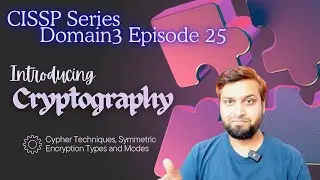 CISSP Series Domain3 Episode 25 - Introducing Cryptography #cissp