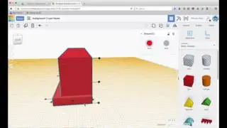 TinkerCad Basics Lesson #3 Creating a Hole for Keychain