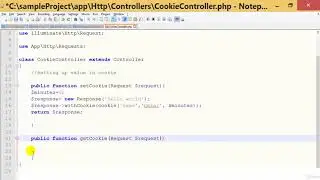 Laravel PHP Framework - Beginners |  Cookies