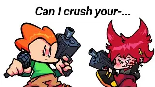 Cute and Funny but.. Its Pico and Cassandra?? (fnf meme)