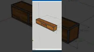 Тумба под ТВ в стиле loft. TV cabinet in loft style. #shorts