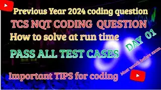 TCS NQT 2025 Coding Question | Previous Year Problem | Logic & Solution Explained