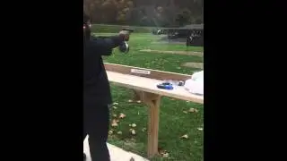Glock with drum attached
