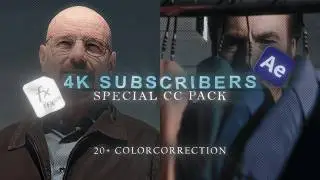 Free After Effects CC Pack 4K Subscribers Special | 20+ Color Correction