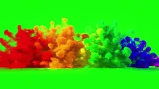 Green screen Color blast Logo Reveal | Color blast Logo Reveal | Green screen videos