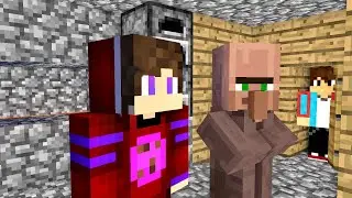 МЫ С ЖИТЕЛЕМ ПРИЕХАЛИ В ДЕРЕВНЮ НОМЕР 13 В МАЙНКРАФТ 99% ТРОЛЛИНГ ЛОВУШКА MINECRAFT