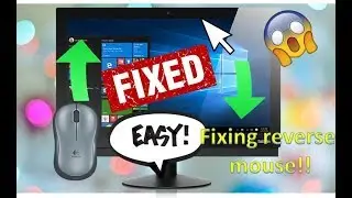 How to fix reverse mouse movement | fixing Inverted mouse | fixing wrong direction mouse cursor
