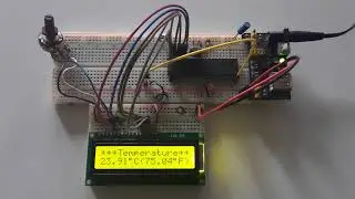 LM35 temperature sensor with ATmega32