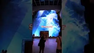 Dijital Şelale Singapur #Shorts
