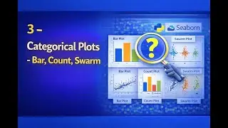 Visualizing Categorical Data in Python with Seaborn: Bar, Count, and Swarm Plots