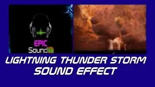 Thunder and lightning storm sound effect - EPICsoundFX