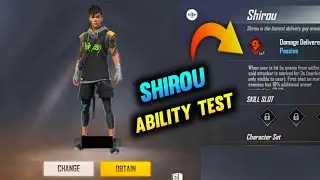 Shirou Character ability Test/FreeFire New Character Shirou Ability Test/Shirou Character Skill Test