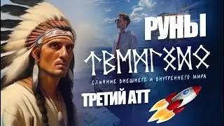 Руны - Третий Атт: Слияние духа и материи Тейваз, Беркана, Эваз, Манназ, Лагуз, Ингуз, Дагаз, Отал