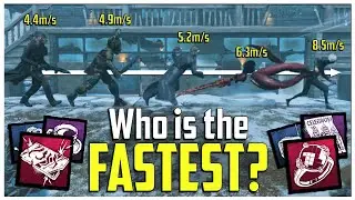 Every Killer Ranked Slowest to Fastest! (Dead by Daylight)