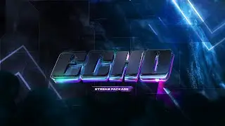 Echo - Dark 3D Twitch Overlay Package for OBS