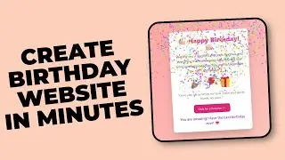 How to Create Website for Birthday Wishes using AI - No Coding Required