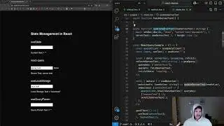 Mastering State Management in React ⚡️ | useState - React Query - Custom Hooks