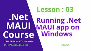 Running .Net MAUI app on Windows machine - English 