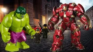 Lego Robot Iron Man Fighting Incredible Hulk - Lego Nexo Knights