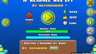 Ai em onarm (Geometry Dash 2.0) If Rearmed was lv1 by Aktimoose64