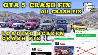GTA5 CRASH FIX || GTA5 ON LOADING SCREEN | HOW CRASH FIX GTA5 || #gta5