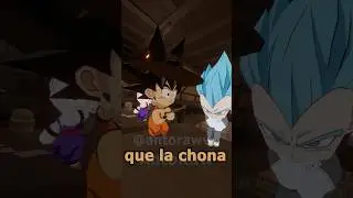 GOKU CANTA LA CHONA A VEGETA XD
