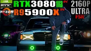 Need For Speed Unbound | RTX 3080 | Ryzen 9 5900X | AMD FSR | 4K (Ultra Settings) Benchmark