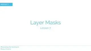 Photoshop Layer Masks for Architects