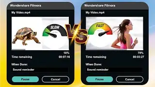 How to fast export video in filmora 13
