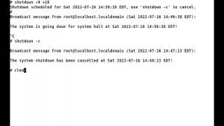 Linux System Shutdown / Linux For Beginners / Episode 14 / 