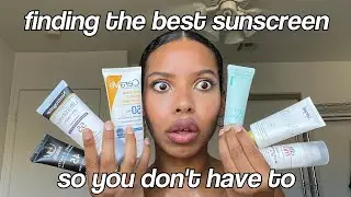 The best melanin friendly sunscreen I’ve ever used | Affordable, no white cast for acne-skin