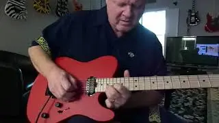 It's All I Can Do guitar solo Charvel San Dimas Satin Red