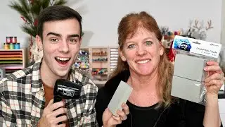 Teaching My MOM How To Use Simon Hurley STAMPING FOAM!