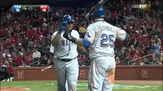 2011/10/27 Beltre, Cruz go back-to-back