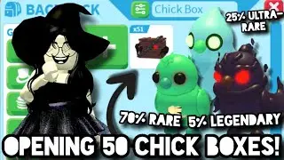 Opening 50 Chick Boxes! | Adopt Me! | Roblox