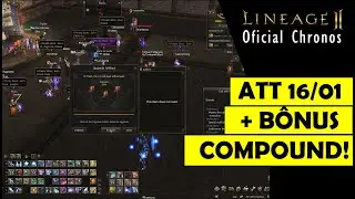 Lineage II | Atualização 16/01 + COMPOUND de Artefato, Mystery Box e Tersi! Deu Bom?? | Live Chronos