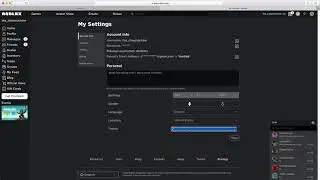 how to get dark theme on roblox