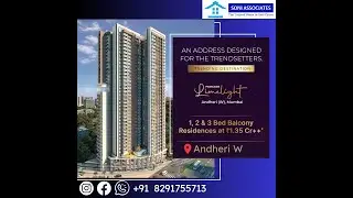 Passcode limelight Andheri West - 1 , 2 & 3 Bed Sky Deck Residences  -  With All Modern Amenities