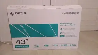 Телевизор DEXP 4K / Телевизор LED DEXP U43F8000E/G 43 (108) см / Телевизор DEXP