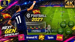 eFootball 2027 Mobile Gameplay in 4K 🔥 NEXT-GEN Graphics & Realistic Gameplay | CronFlex Gamer