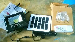 COCOK SAAT MATI LAMPU UNBOXING LED SOLAR PANEL KUAT HINGGA 8 JAM